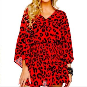 Buddy Love red & black dress